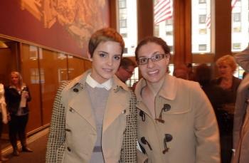 Emma Watson avec des fans en 2010