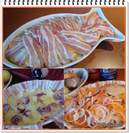 Gratin moelleux aux deux pommes de terre