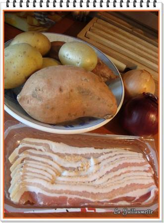 Gratin moelleux aux deux pommes de terre