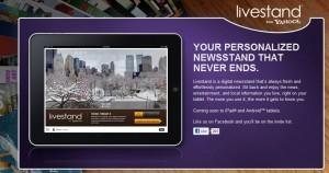 Yahoo! Livestand : un kiosque dédié aux tablettes
