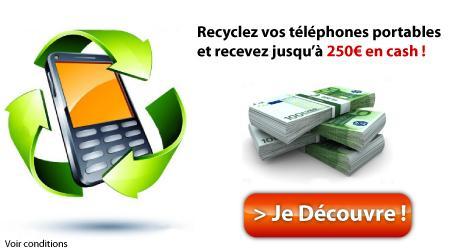 Recyclage téléphones mobiles usagés
