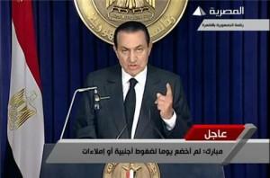 Moubarak a quitté Le Caire