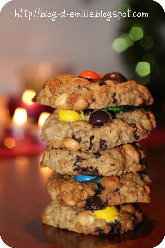 Cookies cacahuètes et chocolat