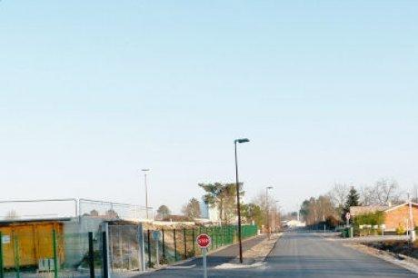  Nouvelle route et réalisation d'une piste cyclable au chemin de la Scierie. PHOTO J.-C. R. 