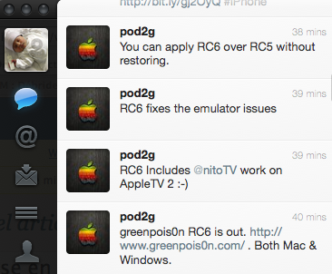 Greenp0ison passe en RC 6! Appe TV 2 jailbreaké !