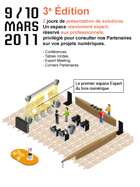 Demain le livre : le salon du livre numérique se tiendra les 9 et 10 mars