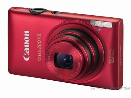 Canon IXUS 220 HS avec zoom 5x et mode vidéo Full HD 1080p