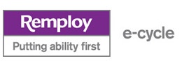 Logo - Remploy - entreprise d'insertion anglais, reconditionneur de matériel informatique