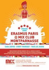 ERASMUS PARIS - Soirée étudiante Mix Club Paris