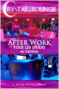 After Work @ Crystal - Soirée After Work Crystal Lounge Paris
