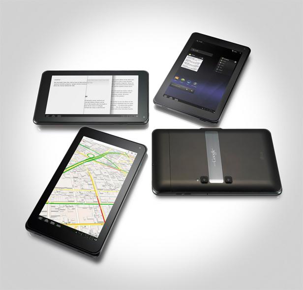 Visuels de la tablette LG Optimus Pad