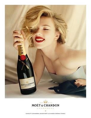 SCARLETT JOHANSONN FOR MOET