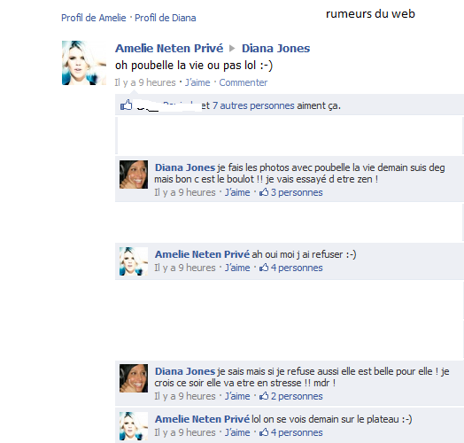 Quand Amélie et Diana se moquent d'Astrid Poubelle sur Facebook. C'est l'éclate totale !