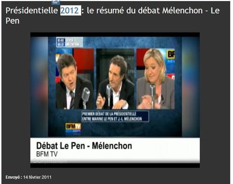 Mélenchon/Le Pen : y a pas photo !