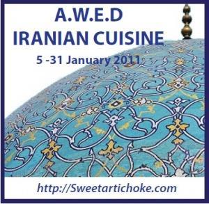 AWED on Iranian Cuisine Round-Up – Récapitulatif sur la cuisine Iranienne