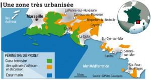Une zone très urbanisée