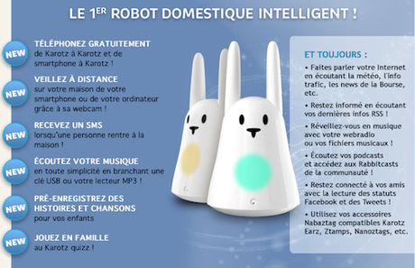 Karotz disponible à la mi-mars 2011