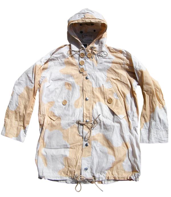 NIGEL CABOURN – S/S 2011 – NAVAL PARKA CAMO BEESWAXED