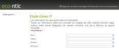 Generique - enquête - formulaire - Green IT