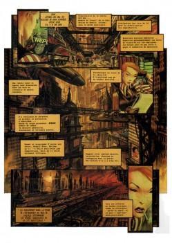 Planche intérieure du premier volume du comics Sha