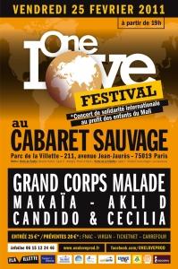 Onelove festival 2011 - Concert Cabaret Sauvage Paris