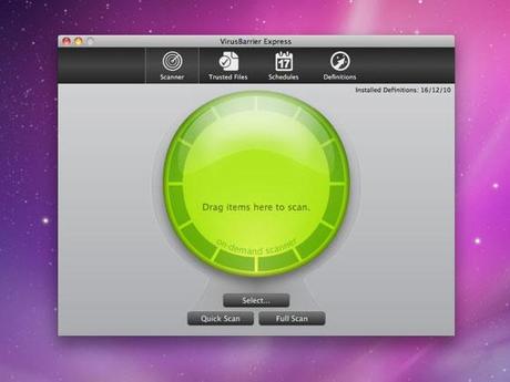 VirusBarrier Express Mac OSX 1 VirusBarrier, l’antivirus pour Mac qui cartonne ! 