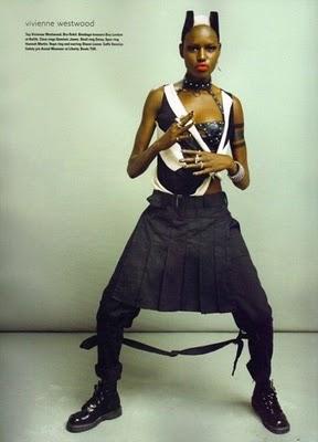 Somptueuse Adja Deng dans I-D mag (pre-spring 2011)