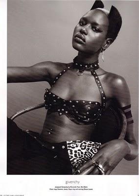 Somptueuse Adja Deng dans I-D mag (pre-spring 2011)