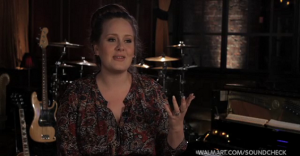 adele 300x156 Live Video: Adele Live for Walmart Soundcheck 