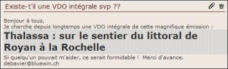 SOS d'un terrien en détresse.....