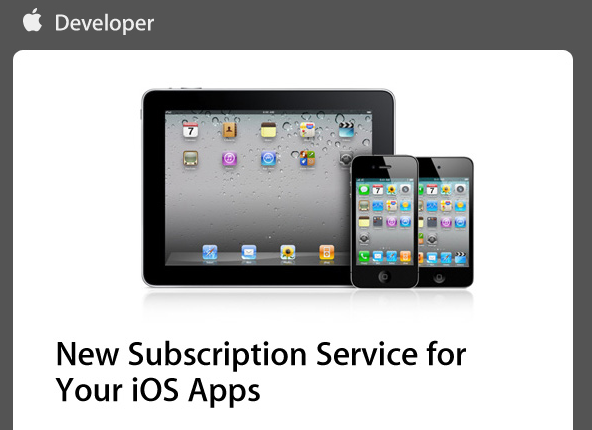 Nouveau service d'abonnements pour l'iOS.