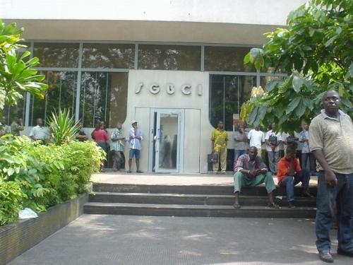 Siège de la SGBCI au Plateau à Abidjan (CI)