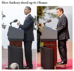 Nicolas Sarkozy - Petit mais conscient de ses compétences professionnelles