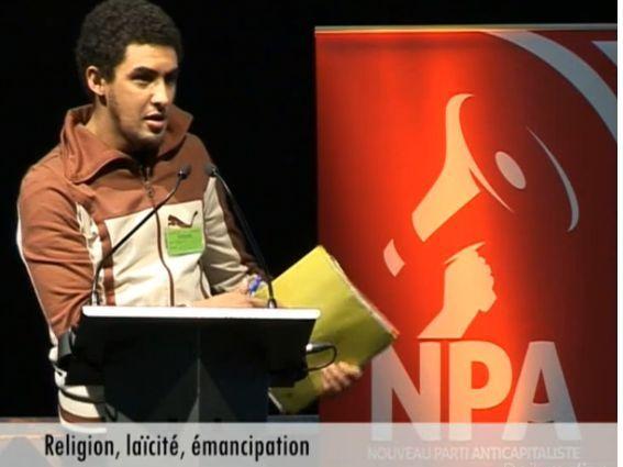 Dénonciation de “l’intégrisme laïcard » du NPA par Adil Fajry | Vidéo