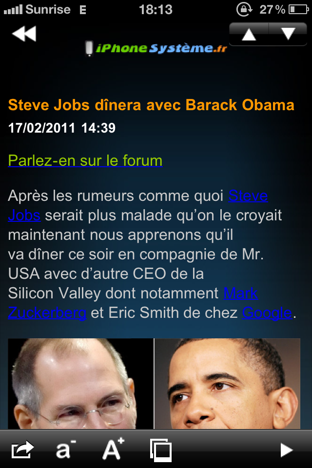 L’application iPS arrive