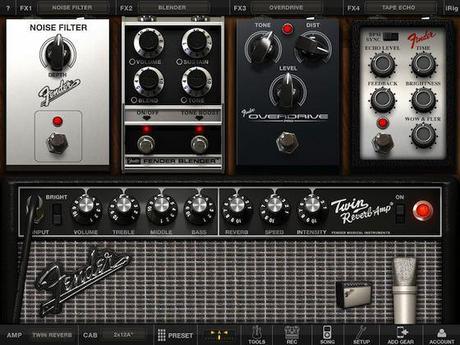 [Disponible] AmpliTube Fender pour iPhone et iPad...