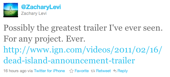 Dead Island #trailer