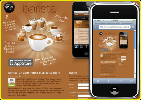 Barista Mac Aficionados© Les 30 meilleurs sites d’applications iPhone et iPad