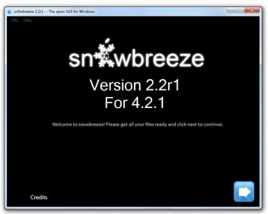 [WINDOWS] L’outil de jailbreak Sn0wbreeze 2.2 est disponible!