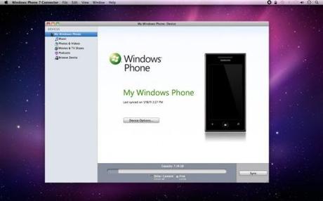 « Mac AppStore » – Synchroniser votre Windows Phone 7 depuis un Mac !!!