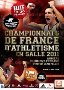 Les championnats de France d’athlétisme à Aubière, les 19 et 20 février 2011
