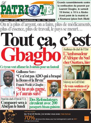 Ah, Laurent Gbagbo montre ses biscotos…