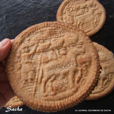 Spéculos mon premier essai avec un moule à springerle