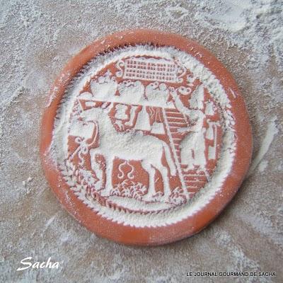 Spéculos mon premier essai avec un moule à springerle