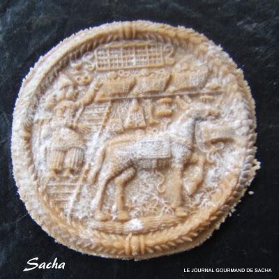 Spéculos mon premier essai avec un moule à springerle