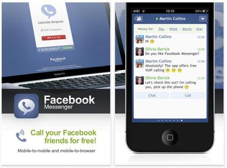 Facebook Messenger permet les appels en VoIP sur iPhone...
