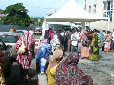 Les bénéficiaires des micro crédits au siège de l’ADIE Mayotte (c) Photos ADIE