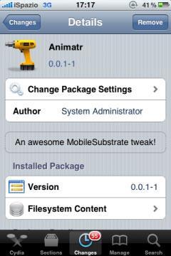 AnimatR: Personnaliser les animations de votre iDevice! AnimatR: Personnaliser les animations de votre iDevice!
