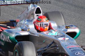Michael Schumacher fait sa course