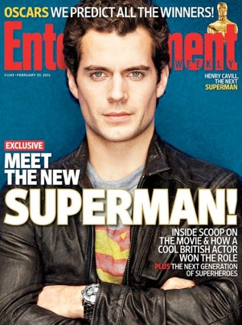 Superman ... Henry Cavill fait la une d'Entertainment Weekly